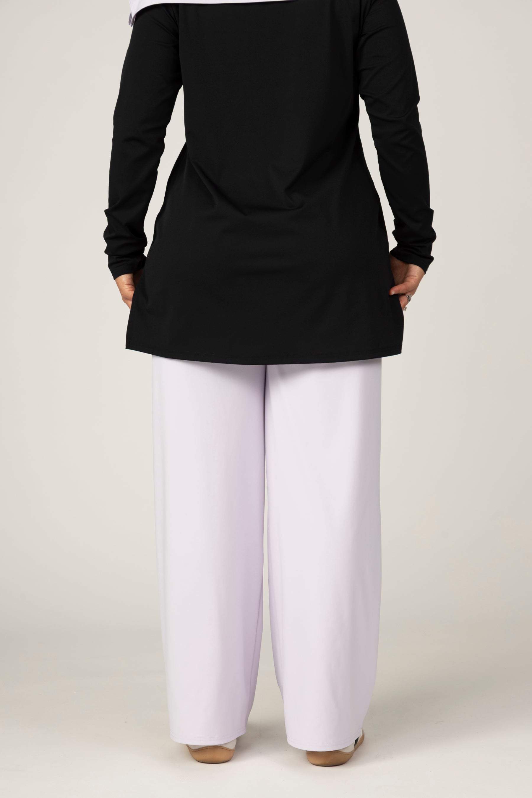 Pantalón deportivo recto Lavanda
