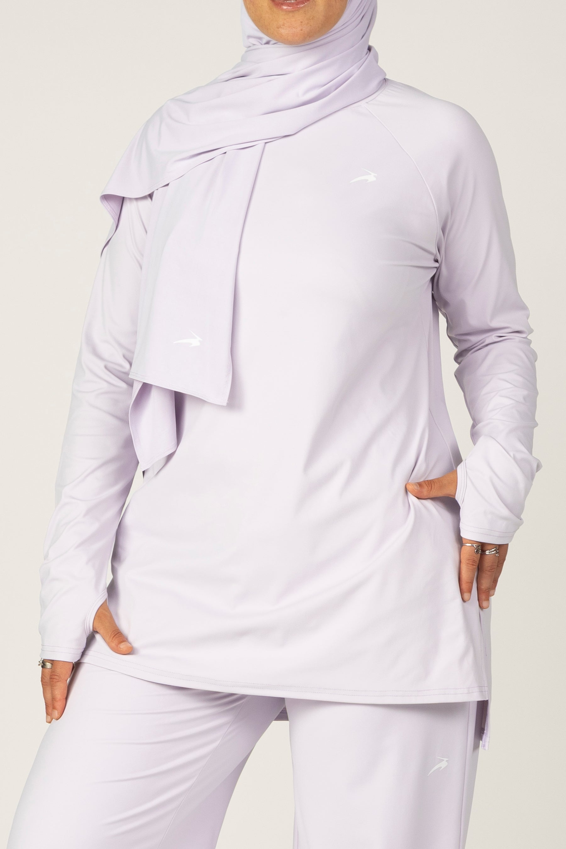 Top deportivo Lavanda