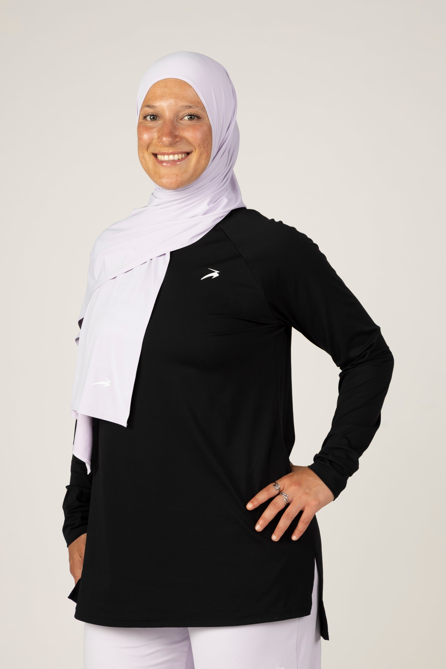 Hijab deportivo Lavanda